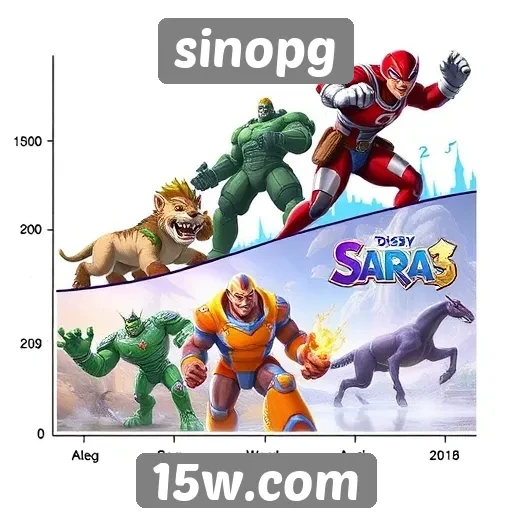 Evolução de jogos populares no sinopg